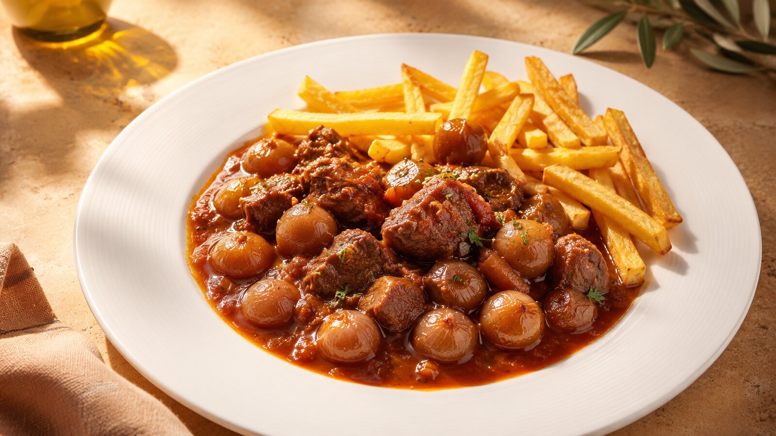 Beef stifado